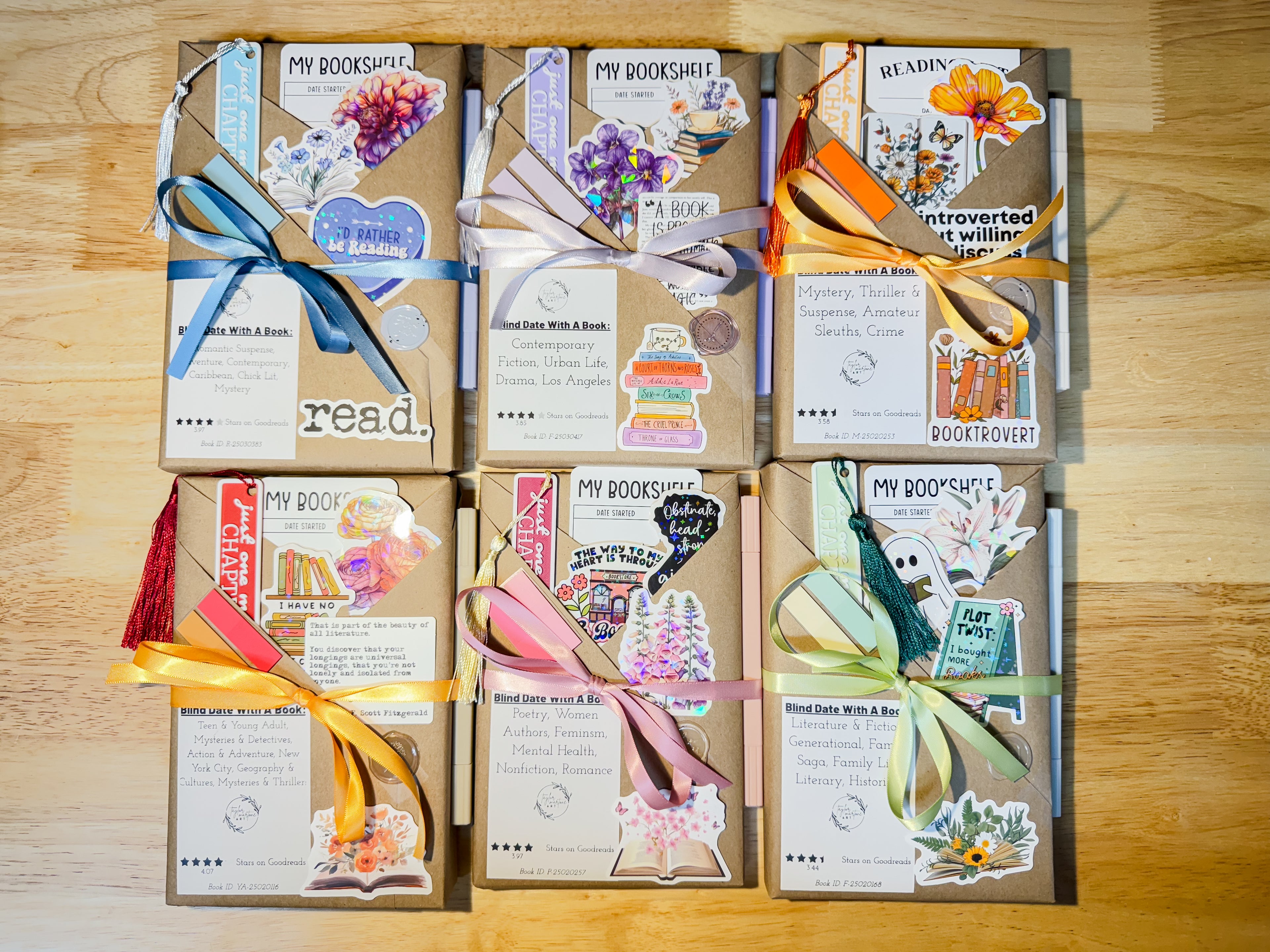 Examples of blind dates with a book