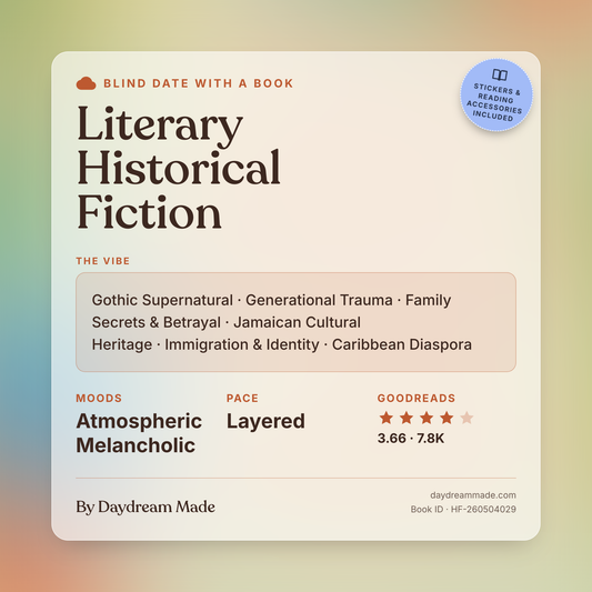 Blind Date With A Book that includes the following themes: Literary Historical Fiction, Gothic Supernatural, Generational Trauma, Family Secrets & Betrayal, Jamaican Cultural Heritage, Immigration & Identity, Caribbean Diaspora