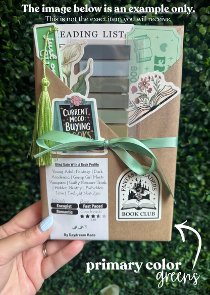Blind Book green example