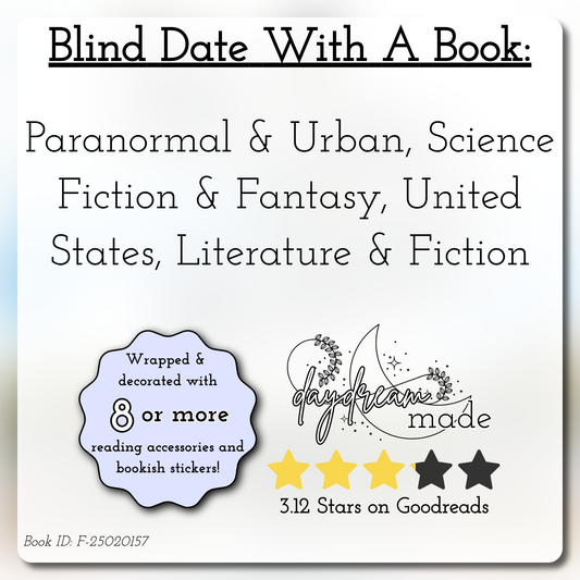 Blind Date With A Book that includes the following themes: Paranormal & Urban, Science Fiction & Fantasy, United States, Literature & Fiction