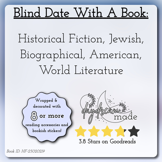 Blind Date With A Book that includes the following themes: Historical Fiction, Jewish, Biographical, American, World Literature