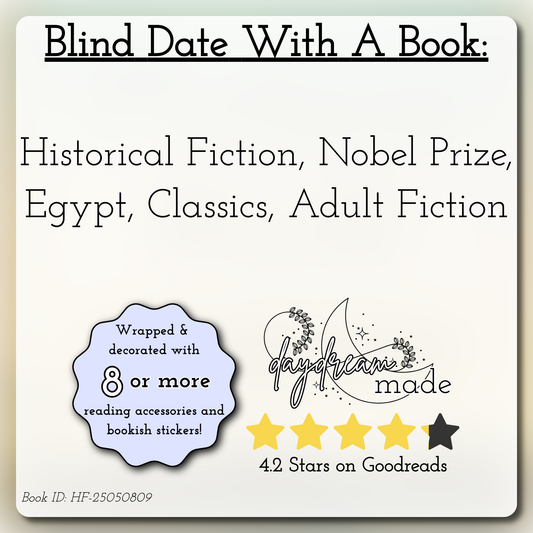 Blind Date With A Book that includes the following themes: Historical Fiction, Patriarchy & Rebellion, Family Saga, Double Lives, Cairo Egypt, Observant Realism, Slow Burn Immersion
