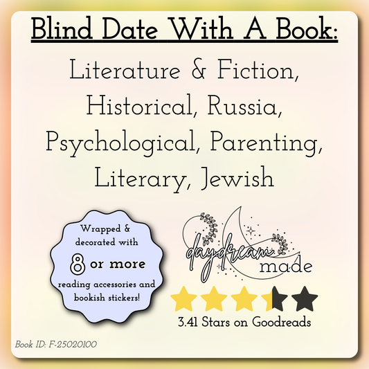 Blind Date With A Book that includes the following themes: Literature & Fiction, Historical, Russia, Psychological, Parenting, Literary, Jewish