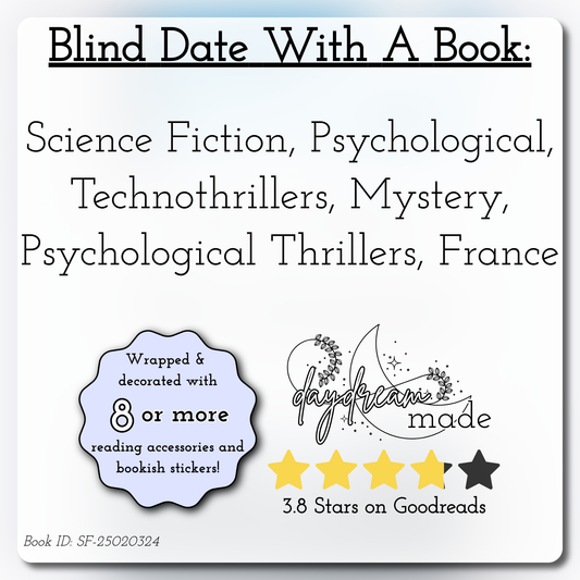 Blind Date With A Book that includes the following themes: Science Fiction, Psychological, Technothrillers, Mystery, Psychological Thrillers, France