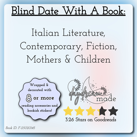 Blind Date With A Book that includes the following themes: Italian Literature, Contemporary, Fiction, Mothers & Children